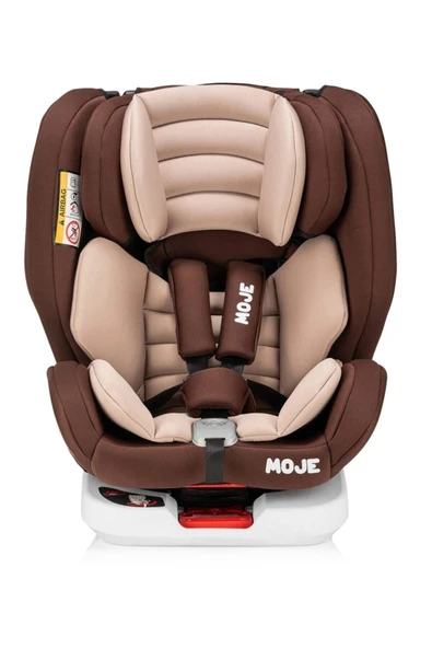MOJE Safe Up 0-36 Kg 360° Dönebilen Isofix'li Oto Koltuğu - Kahverengi - 2
