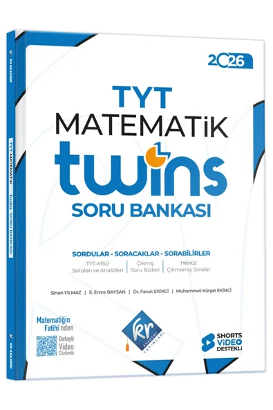 TYT Twins Matematik Soru Bankası KR Akademi Yayınları ürün görseli