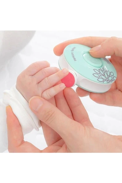 MOJE Bebek, Çocuk, Yetişkin Manikür Seti Dönerli Pilli Tırnak Kesme Törpüleme Makinası - 2
