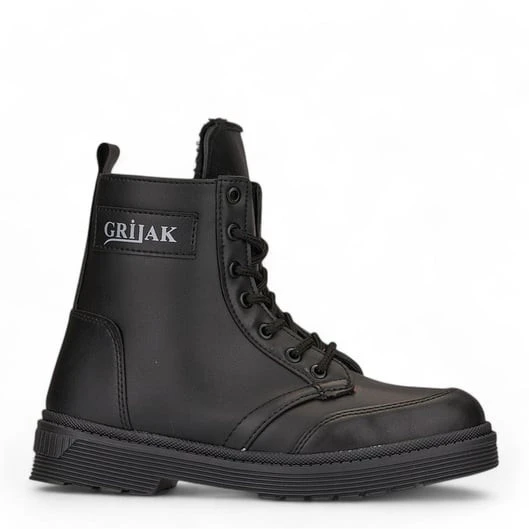 GRİJAK KIŞLIK CİLT SU GEÇİRMEZ KAYMAZ TABAN BAYAN BOT