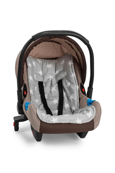 MOJE Bebek Arabası Ve Taşıma Koltuğu Minderi Yıldız Gri( Yalnızca Minder) - 2