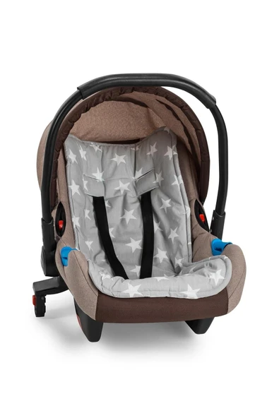 MOJE Bebek Arabası Ve Taşıma Minderi Mega Yıldız Pembe ( Yalnızca Minder ) - 2