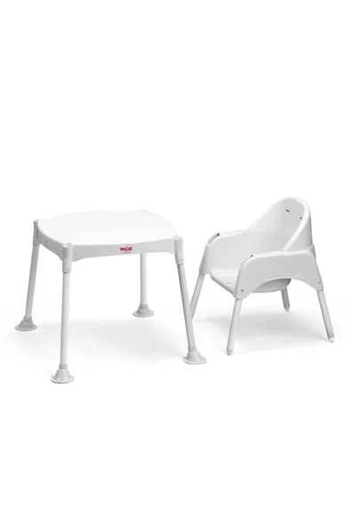 MOJE Gri Yıldız Çalışma Masalı Portatif Mama Sandalyesi - 6