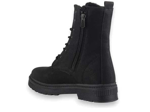 GRİJAK KIŞLIK CİLT SU GEÇİRMEZ KAYMAZ TABAN BAYAN BOT 1006 - 3