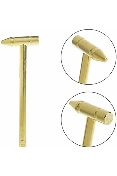 16 cm Mini Çekiç 5 i 1 Arada Cep Çekiç 4'lü Tornavida Ucu Tamir Seti Takı Saat Elektronik Tamiri - 2