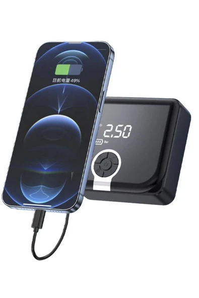 Torima ZC-001 2’si 1 Arada Powerbank ve Akıllı Hava Kompresörü - 5