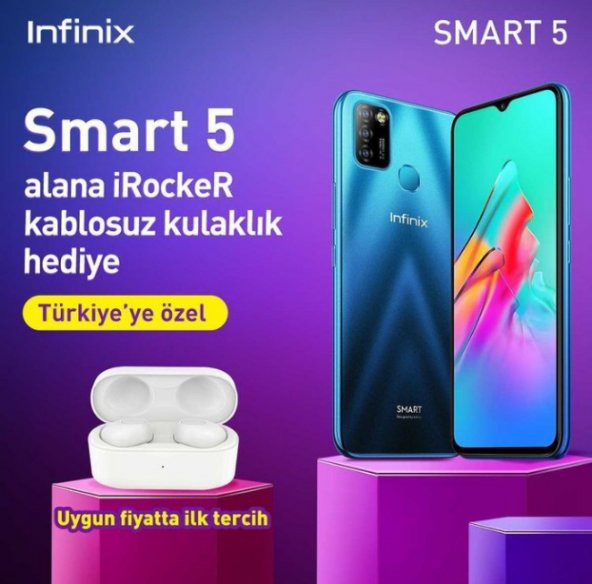 Infinix Smart 5 ( Infinix Türkiye Garantili )