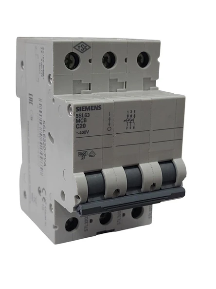 Siemens 3x20A C Tipi Otomatik Sigorta