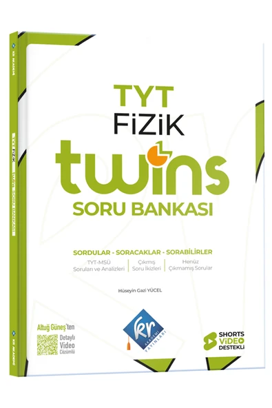 TYT Twins Fizik Soru Bankası KR Akademi Yayınları