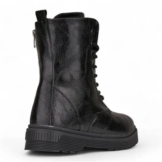 GRİJAK KIŞLIK CİLT SU GEÇİRMEZ KAYMAZ TABAN BAYAN BOT 1006 - 3