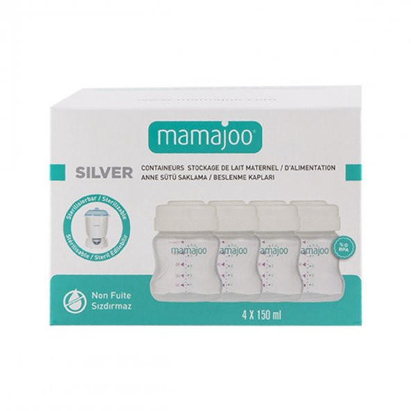 Mamajoo Termal Çanta ve 4lü Anne Sütü Saklama Kabı Seti - 12