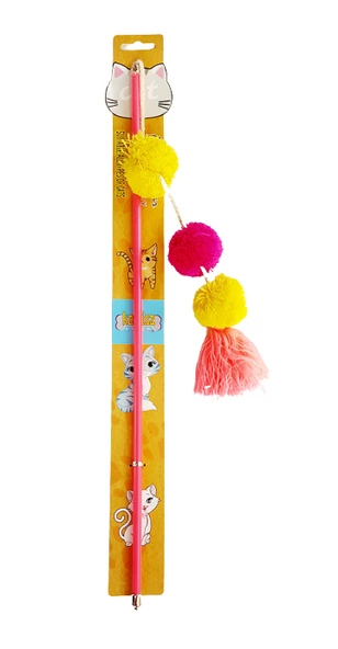 Kedi Oltası Ponponlu 50 Cm