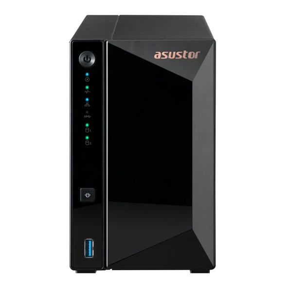 ASUSTOR AS3302T V2 2 SLOT TOWER NAS 2GB DDR4 REALTEK 1.4 QUAD