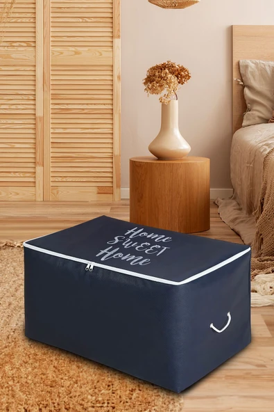 Orta Boy Home Sweet Home Lacivert Renk Hurç 52x28x31 - 2