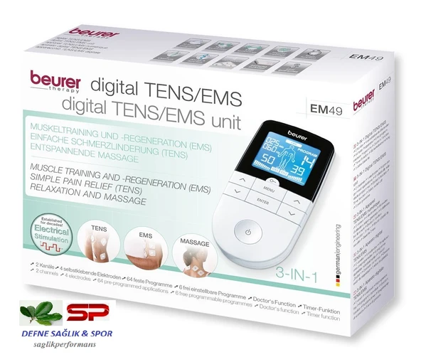 Beurer EM 49 Dijital Tens-Ems-Masaj Cihazı 4 Elektrotlu - 4