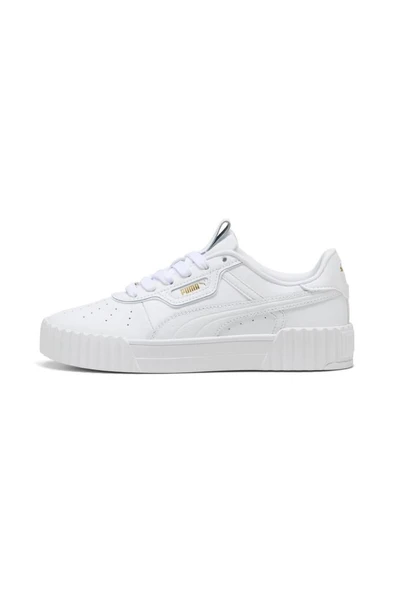 Puma Carina 3.0 Luxe 400724 01 Kadın Sneaker Ayakkabı Beyaz 36-40 - Resim 2