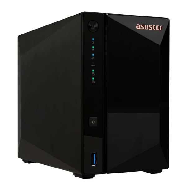 Asustor AS3302T Nas Kayıt Cihazı (2GB Ram) (2 Disk Yuvalı) Tower Tipi Relatek 1.4 Quad - Resim 2