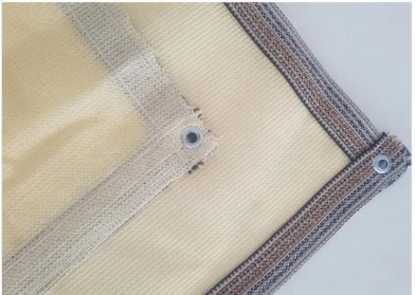95 GÖLGELİK BAHÇE ÇİT FİLESİ 1x7 metre KREM
