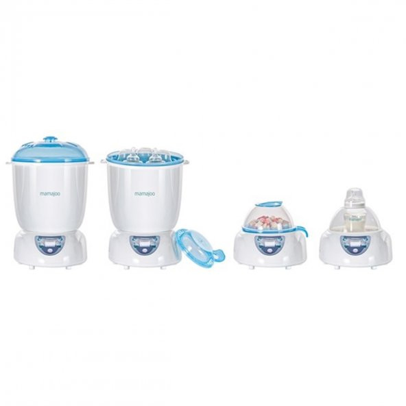 Mamajoo 5 İşlevli Kurutmalı Buhar Sterilizatörü & Mama Isıtıcısı / Gold İkili Biberon 250ml Hediye - 2