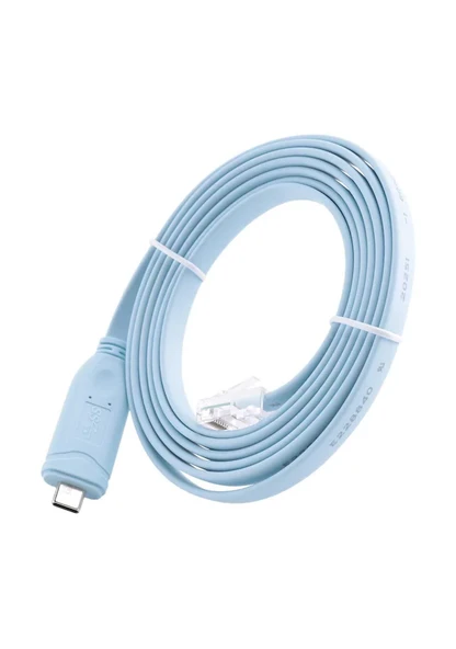 Type C to Cisco Router RJ45 Konsol Kablosu Type c to rj45 kablo 1.8m