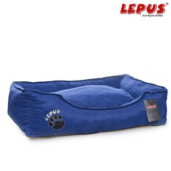Lepus Soft Köpek Yatak Small Mavi EN36cm-YÜK.20cm-BOY49cm