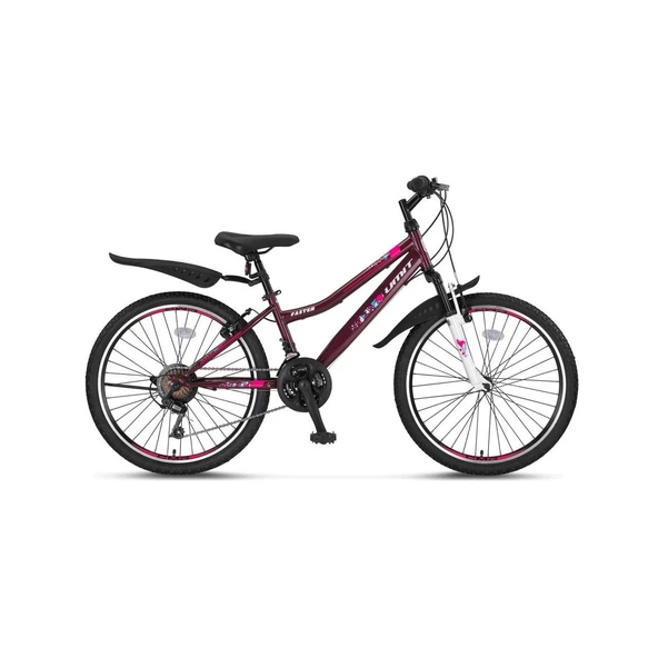 Ümit Faster 26 Jant V Fren Kadın Dağ Bisikleti Mürdüm Beyaz 2669 ürün görseli 1