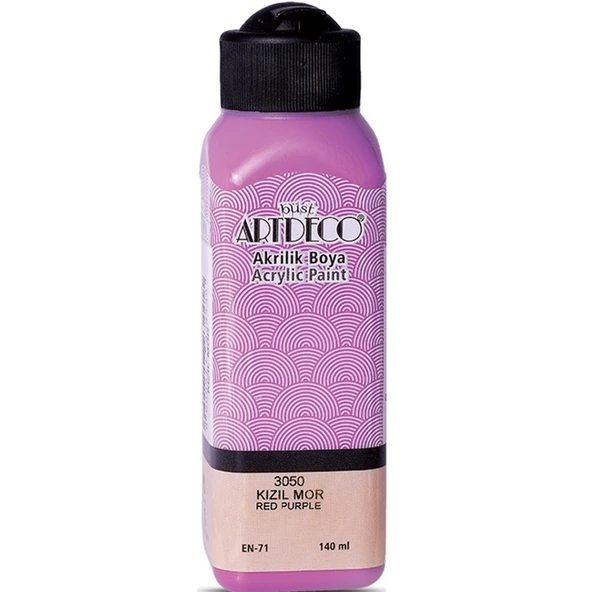 Artdeco Akrilik Boya 140 ML Kızıl Mor 070R-3050