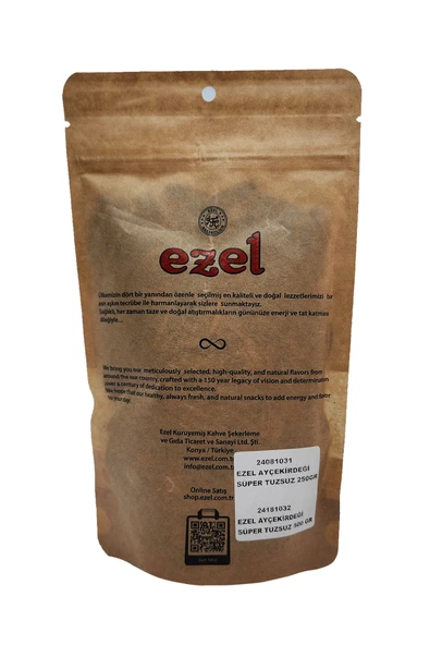 Ezel Ayçekirdeği Süper Tuzsuz - 1000Gr - 3