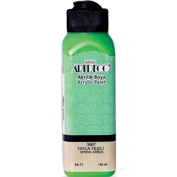 Artdeco Akrilik Boya 140 ML Yayla Yeşili 070R-3667