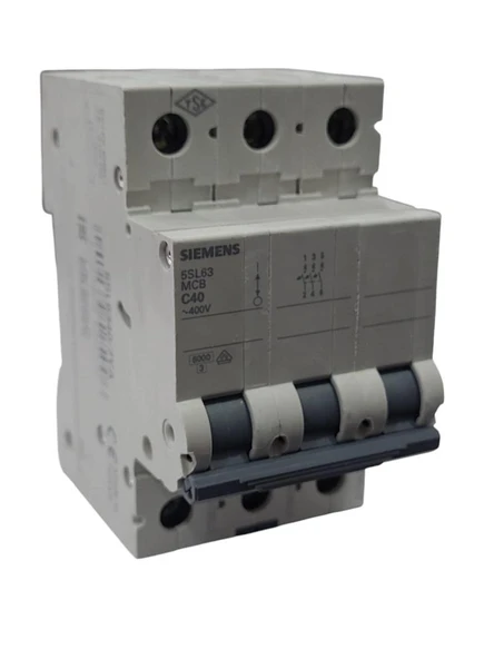 Siemens 3x40A C Tipi 6kA Otomatik Sigorta