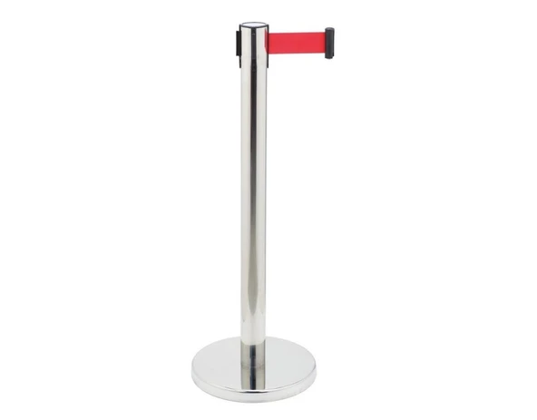 Şerit Bariyer 3 metre Şeritli Paslanmaz Çelik Yönlendirme Bariyeri - Resim 2