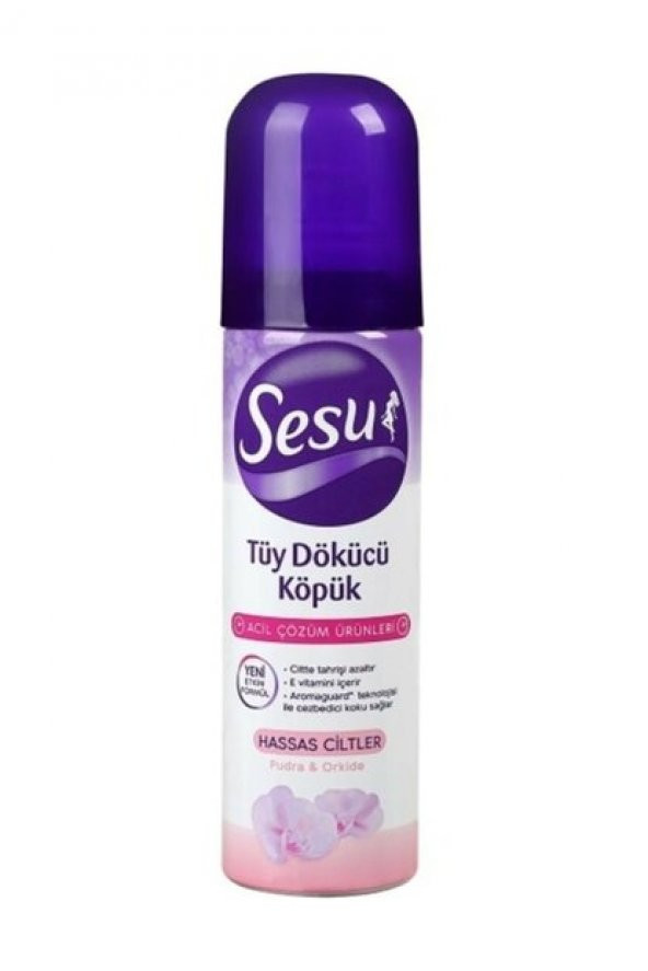 Tüy Dökücü Köpük Hassas Ciltler İçin 150 ml