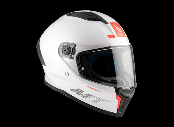 KASK MT STINGER A0 PARLAK BEYAZ - 8