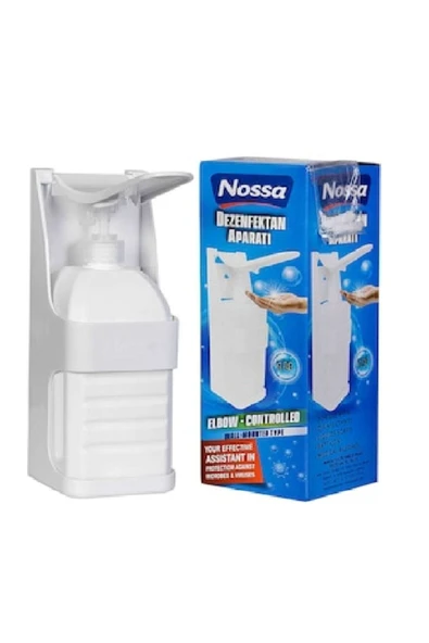 NOSSA Dirsekten Basmal ıPompalı El Dezenfektan Aparatı 1000 ml - 2