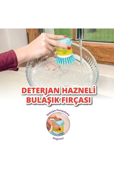 FloraFlora Flora Deterjan Hazneli Bulaşık Fırçası - 2