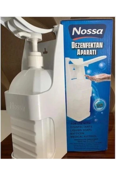 NOSSA Pompalı El Dezenfektan Aparatı 1000 Ml Dirsekten Basmalı - 2