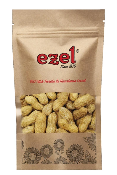 Ezel Kabuklu Yer Fıstığı Tuzlu - 1000Gr