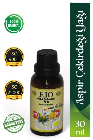 EJO  SOĞUK SIKIM ASPİR YAĞI / %100SAF VE DOĞAL ASPİR YAĞI
