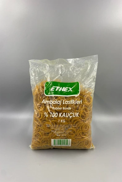 Ethex Ambalaj Lastiği Para Lastiği %100 Kauçuk 1 Kg