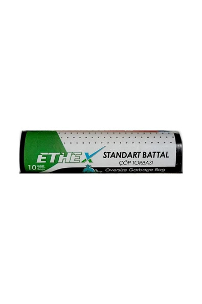 Ethex Battal Boy Çöp Torbası Kaliteli 1 Adet (mavi)