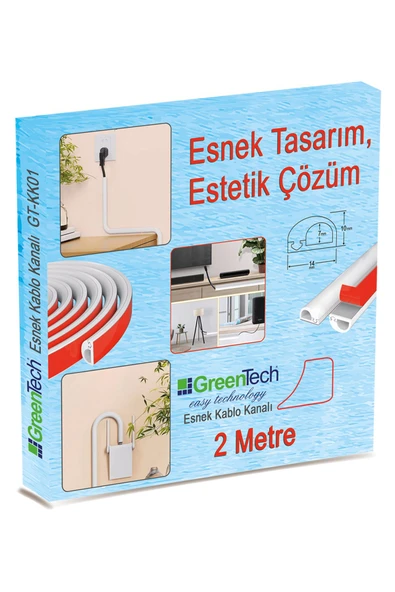 Greentech Esnek Kablo Kanalı / GT-KK01 - 12