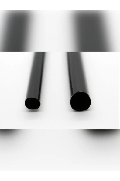 Ethex Bubble Tea Pipet 100lü 22 Cm Kalın Pipet ( SİYAH) - 5