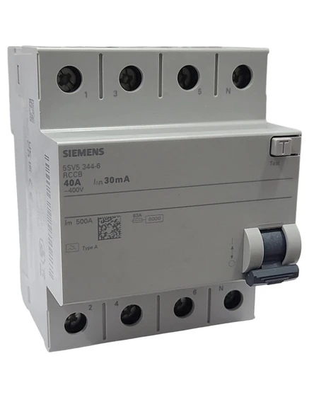 Siemens 4x40A 30mA Kaçak Akım Rölesi