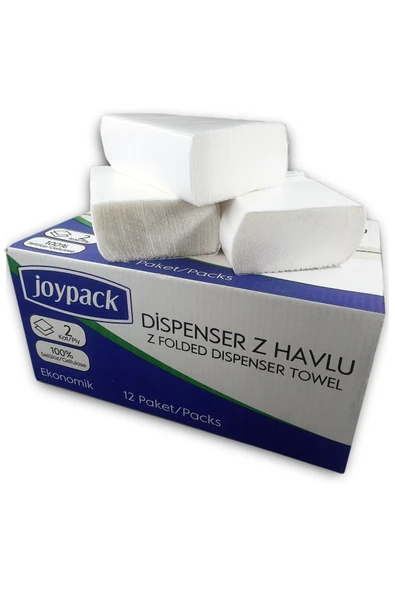 AKSOY Z Katlı Dispenser Havlu 100'lü 12 Paket