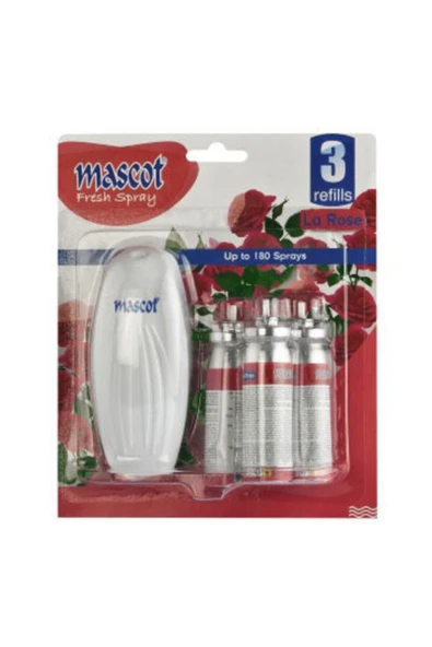 Discover Mascot Fresh Sprey La Rose 3 Yedekli