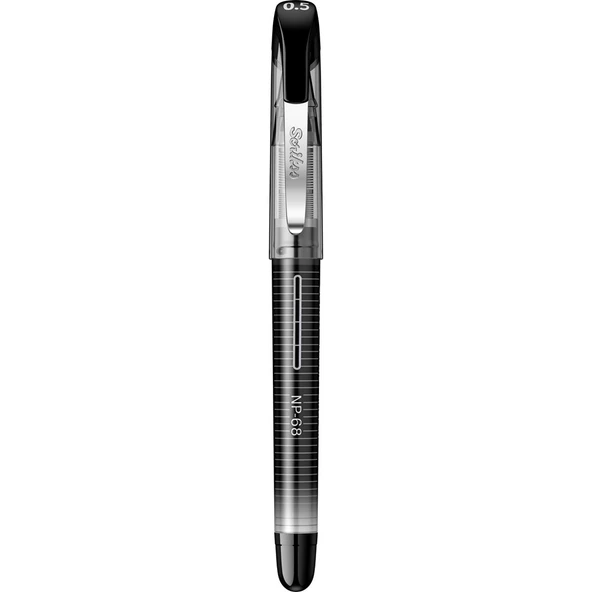 Scrikss İğne Uçlu Tükenmez Kalem 0.5 mm Siyah | NP68 - 5