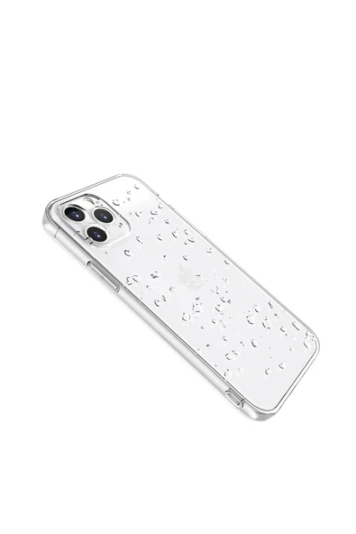 iPhone 14 Pro Max Uyumlu Kılıf Lüx Şeffaf Silikon Kapak - 2