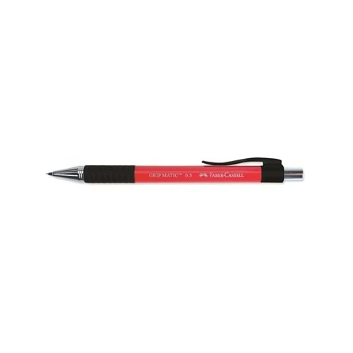 Faber-Castell Grip Matic Versatil Kurşun Kalem 0.5 mm Kırmızı | 1318