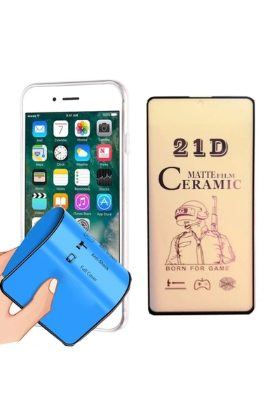 Iphone11 Nano Film Koruyucu Flexible Cam Kırılmaz Siyah Cam Koruyucu - Resim 4