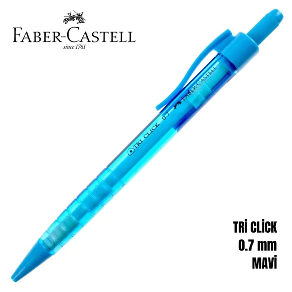 Faber-Castell Versatil Kalem Tri Click 0.7 Mm Karışık Renk 1363 10